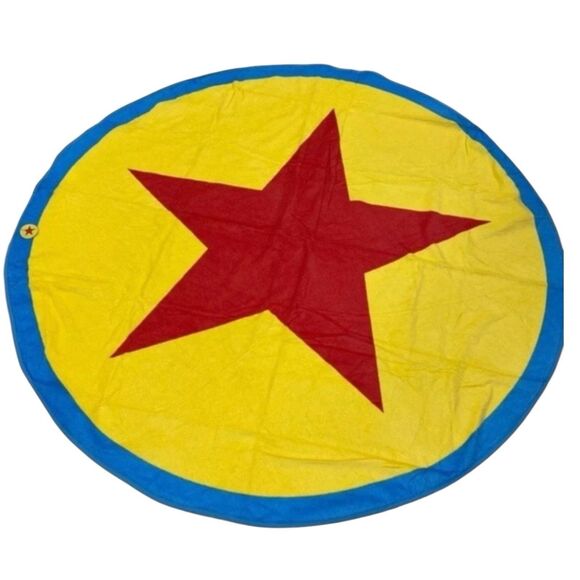 Disney Parks Towel Adult Yellow Pixar Toy Story Luxo Ball Giant Beach Pool Star - Picture 4 of 5